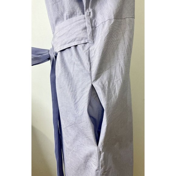 COS Blue Short Sleeve Cotton Wrap Pocket Dress Size EUR 34 - Picture 6 of 12